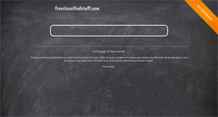 Desktop Screenshot of freeclassifiedstuff.com